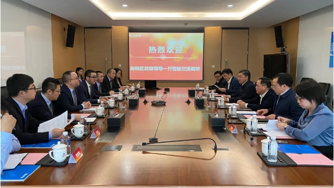 高明区区委书记杨永泰一行到尊龙凯时环境调研